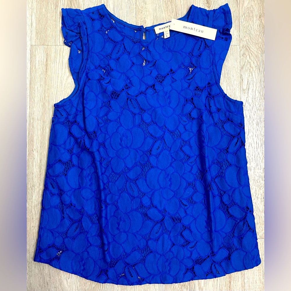 NWT Gorgeous Royal Blue Blouse